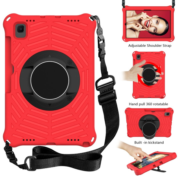 Spider King EVA Protective Case with Adjustable Shoulder Strap & Holder & Pen Slot For Samsung Galaxy Tab S6 SM-T860 / SM-T865(Red)