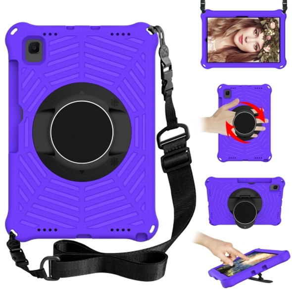 Spider King EVA Protective Case with Adjustable Shoulder Strap & Holder & Pen Slot For Samsung Galaxy Tab S6 SM-T860 / SM-T865(Purple)