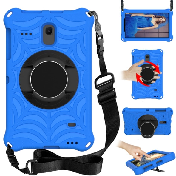 For Samsung Galaxy Tab A 8.0 2018 SM-T387W / SM-T387V Spider King EVA Protective Case with Adjustable Shoulder Strap & Holder(Blue)