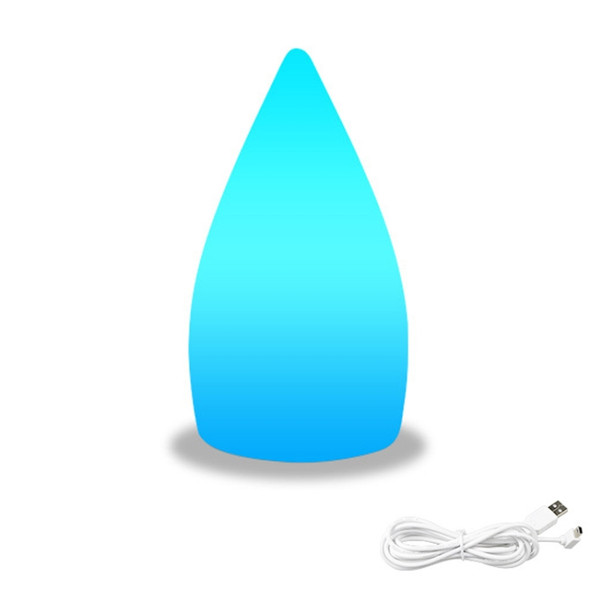 3W Alexa Voice Control Smart Light WIFI Mobile Phone APP Atmosphere Night Light, Specification: 11x20cm (Small Water Droplets)