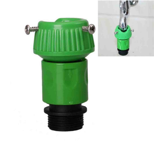 Home Garden Faucet Fast Connector Adapter (Green)