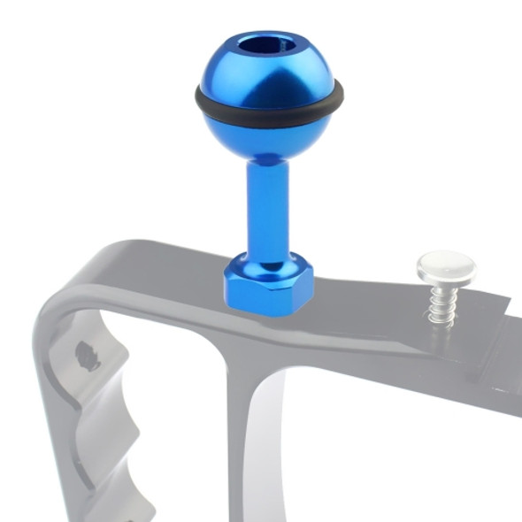 PULUZ 1/4 inch Screw Aluminum Ball Adapter Mount for DJI Osmo Action, GoPro HERO7 /6 /5 /5 Session /4 Session /4 /3+ /3 /2 /1, Xiaoyi and Other Action Cameras, Diameter: 2.5cm(Blue)