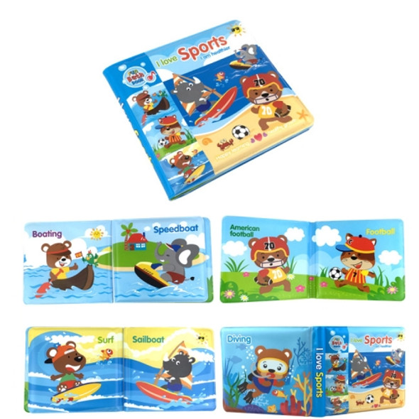 3 PCS EVA Fun Bath Book For Infants Children Playing In Water Early Education Cloth Book Bath Toy(Water Sports)