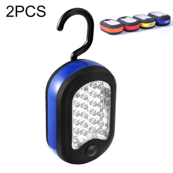 2 PCS 0243 Multifunctional Work Light Camping Tent Small Hanging Light With Magnet, Random Color Delivery