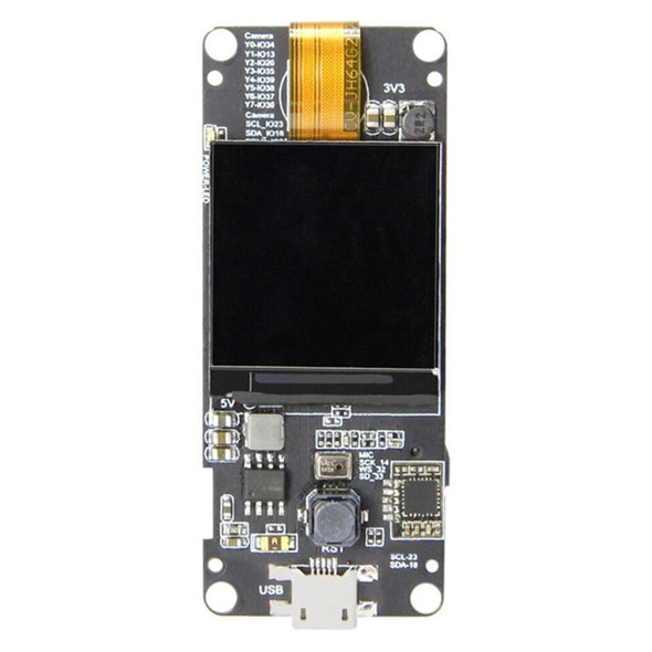 TTGO T-Camera Plus Fish-eye Lens MPU6050 ESP32-DOWDQ6 8MB SPRAM Camera Module OV2640 1.3 inch Display Rear Camera