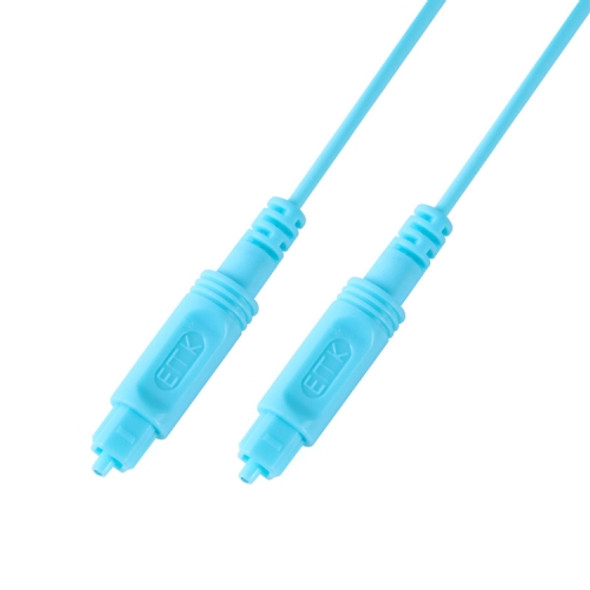 1m EMK OD2.2mm Digital Audio Optical Fiber Cable Plastic Speaker Balance Cable(Sky Blue)