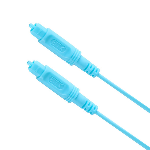 1m EMK OD2.2mm Digital Audio Optical Fiber Cable Plastic Speaker Balance Cable(Sky Blue)