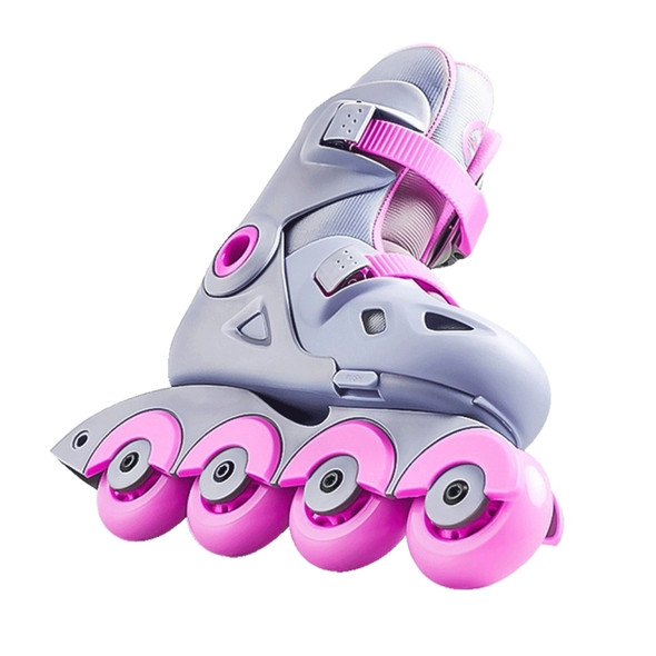 Original Xiaomi Youpin Adjustable Smart Roller Skates for Children, Size:M(Pink)