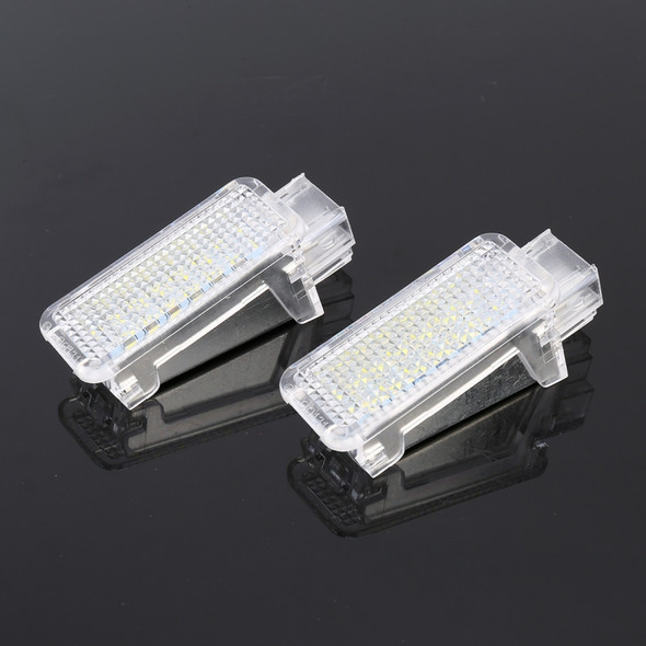 2 PCS LED Car DC 12V 1.5W Door Lights Lamps for Audi / Volkswagen(White Light)