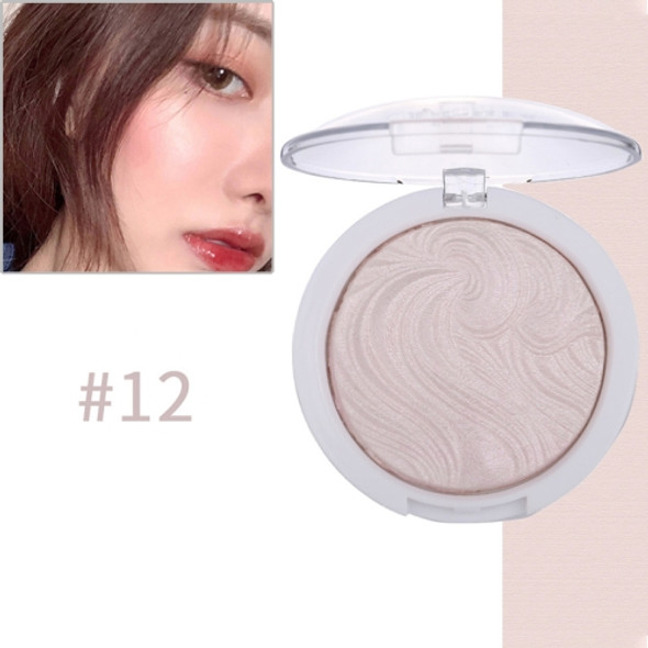 Highlighter Bronzer Brighten Powder for Face(12# Bird pattern)