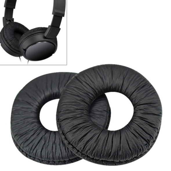 1 Pair Sponge Headphone Protective Case for Sony MDR-ZX110 ZX100 / 300 V150 V300 (Black)