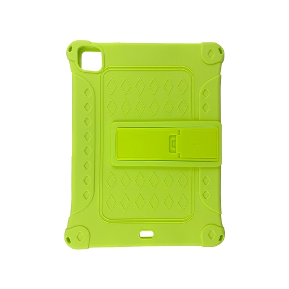 All-inclusive Silicone Shockproof Case with Holder For iPad Pro 11 2021 / 2020 / Air 2020 10.9(Green)