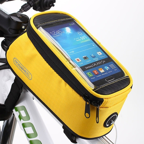Roswheel Cycling Cell Phone Bag for 5.5 inch Mobile Phone(Yellow)