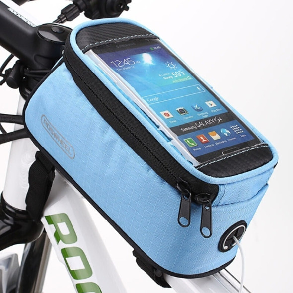 Roswheel Cycling Cell Phone Bag for 5.5 inch Mobile Phone(Sky Blue)