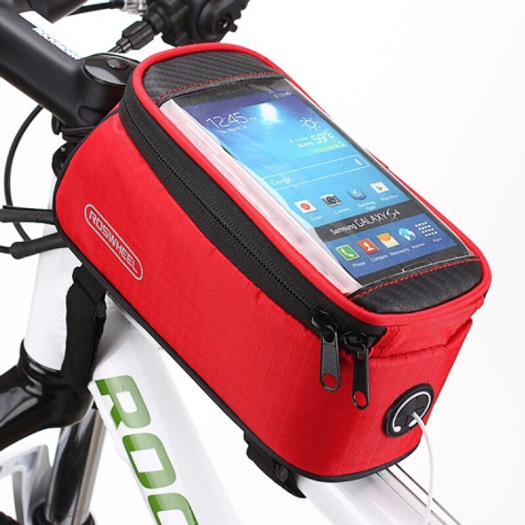 Roswheel Cycling Cell Phone Bag for 5.5 inch Mobile Phone(Red)