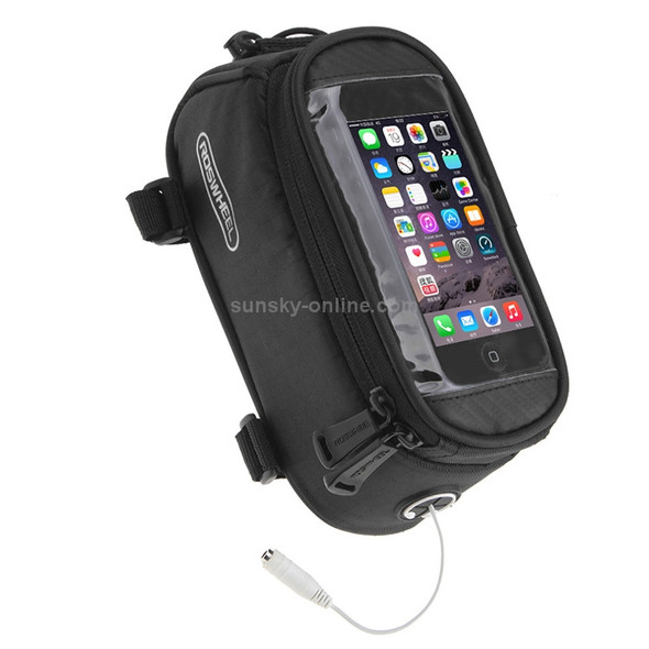 Roswheel Cycling Cell Phone Bag for 5.5 inch Mobile Phone(Black)