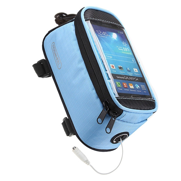 Roswheel Cycling Cell Phone Bag for 4.2 inch Mobile Phone(Sky Blue)