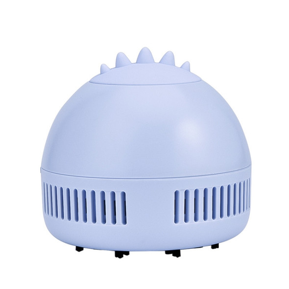 Cartoon Animal Desktop Cleaner Office Student Portable Automatic Charging Mini Rubber Confetti Vacuum Cleaner(Hedgehog)