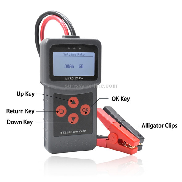 MICRO-200 PRO Car Battery Tester Battery Internal Resistance Life Analyzer