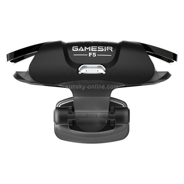 GameSir F5 Portable Gamepad Mobile Phone Game Controller Gaming Triggers Shooting Game Button(Black)