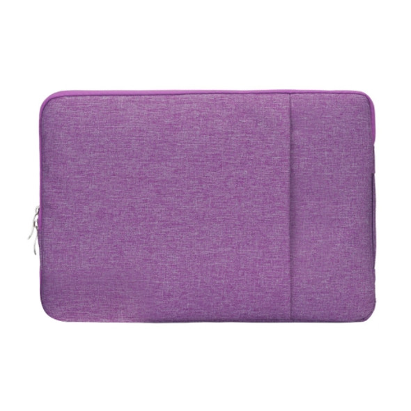 C210 15-16 inch Denim Business Laptop Liner Bag (Purple)