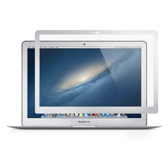 0.3mm 6H Surface Hardness HD Scratch-proof Full Screen PET Film for MacBook Air 13.3 inch (A1369 / A1466)(Silver)