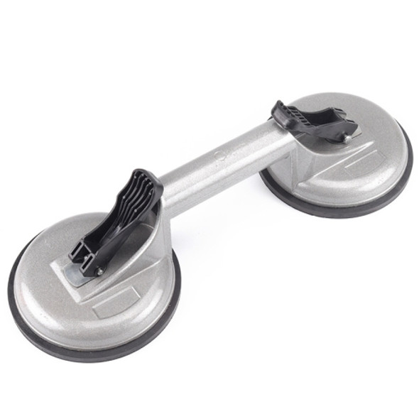 Aluminum Heavy-Duty Glass Suction Cup Hardware Tool, Model: Double Claw