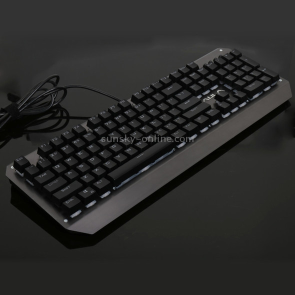 AULA SI-2039 Raiders Series Mixed Light Backlit  Light Axis USB Wired Gaming Keyboard(Black)