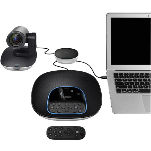 Logitech CC3500e HD 1080P Online Class Video Business Teleconference Camera, EU Plug