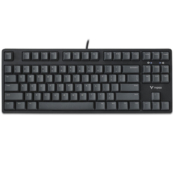 Rapoo V860 Desktop Wired Gaming Mechanical Keyboard, Specifications:87 Keys(Red Shaft)