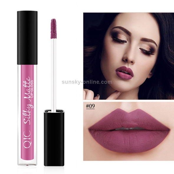 QIC Q905 Liquid Lipstick Professional Makeup Matte Lipstick Long Lasting Cosmetics Lip Gloss(9)