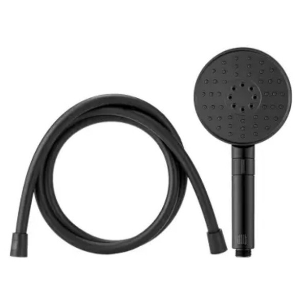 Original Xiaomi Bath Pressurized Lotus Head Faucet Shower Head Flexible Pipe Set(Black)