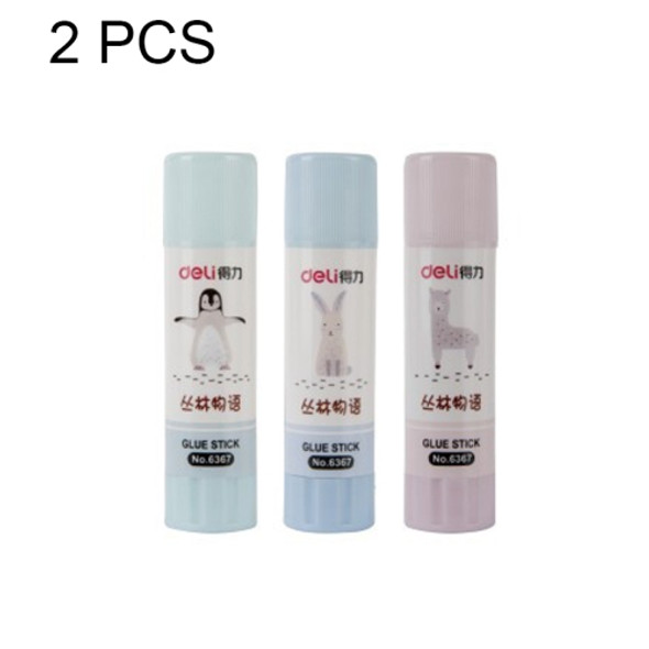 2 PCS School Supplies Solid Glue High Viscosity Glue Stick PVP Solid Glue, Random Color Delivery