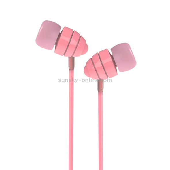 JOYROOM EL112 Conch Shape 3.5mm In-Ear Plastic Earphone with Mic, For iPad, iPhone, Galaxy, Huawei, Xiaomi, LG, HTC and Other Smart Phones(Pink)