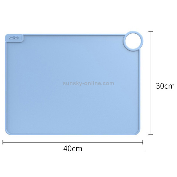 Original Xiaomi Youpin KL15020703 Kalar Children Silicone Placemat Table Mat, Size: 40x30cm (Blue)