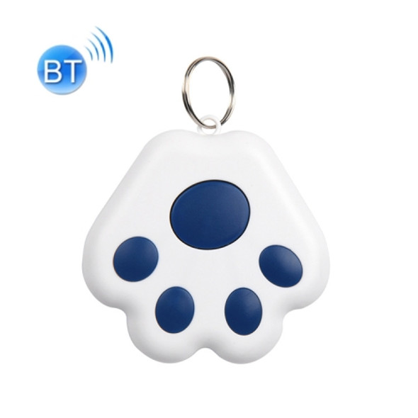 2 PCS HYC-09 Dog Paw Bluetooth Anti-Lost Device Pet Tracking Locator Keychain Smart Search Two-Way Alarm(Dark Blue )