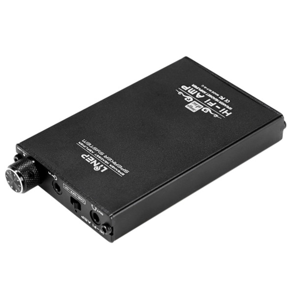 A935 Portable Headphone Amplifier Stereo Speaker Headset Amplifier, Support Power Bank(Black)