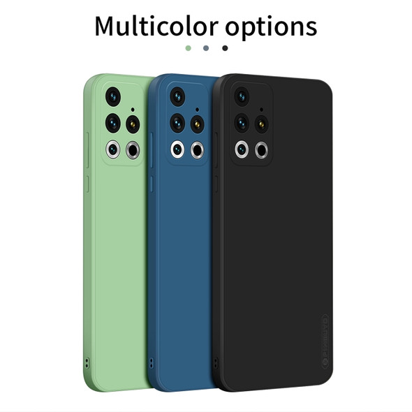 For Meizu 18 Pro PINWUYO Touching Series Liquid Silicone TPU Shockproof Case(Blue)