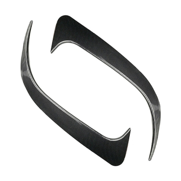 Car Rear Bumper Wind Knife Blade Decoration Sticker for Mercedes-Benz CLA200/220/250/260 (Carbon Fiber Black)