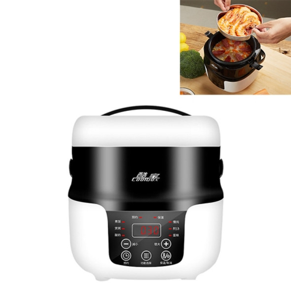 COOLBOX Vehicle Multi-function Mini Rice Cooker Capacity: 2.0L, Version:12-24V General Standard