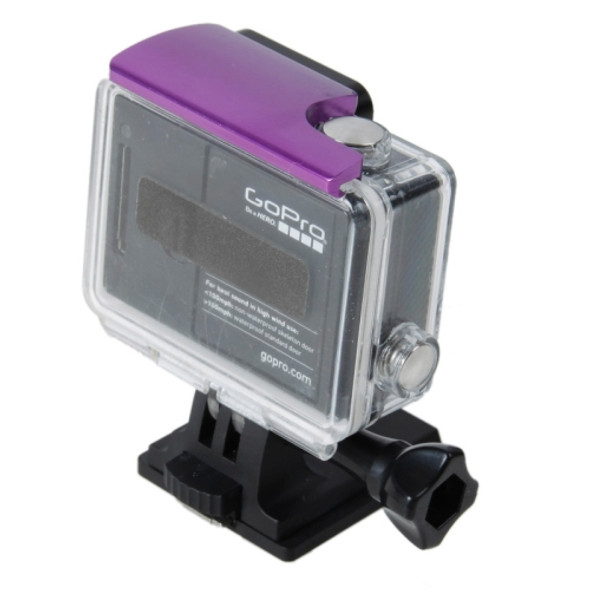 TMC CNC Aluminum Back Door Clip for Gopro HERO4 /3+(Purple)