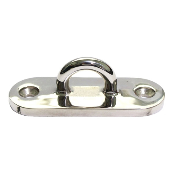 316 Stainless Steel Oval Boat Plate Seat Hand Rowing Boat Fixed Seat Accessories, Specification: 100mm