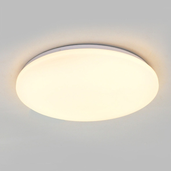 QSXDD-TJ Waterproof Ceiling Light LED Bathroom Moisture-Proof Dust-Proof Circular Ceiling Lamp, Power source: 36W 400mm(Warm White)