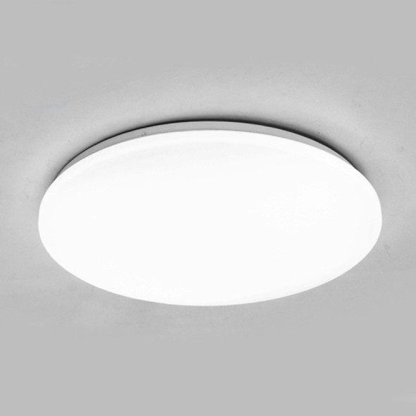 QSXDD-TJ Waterproof Ceiling Light LED Bathroom Moisture-Proof Dust-Proof Circular Ceiling Lamp, Power source: 24W 400mm(White Light)