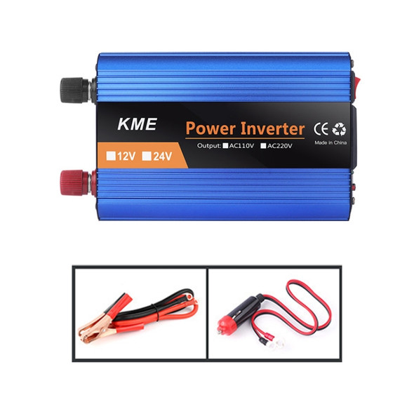 Carmaer 500W Car Smart Multi-function Digital Display Inverter Household Power Converter, Specification:12V to 220V