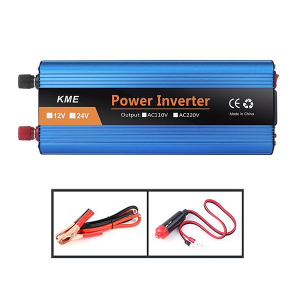 Carmaer 2400W Car Smart Multi-function Digital Display Inverter Household Power Converter, Specification:48V to 220V