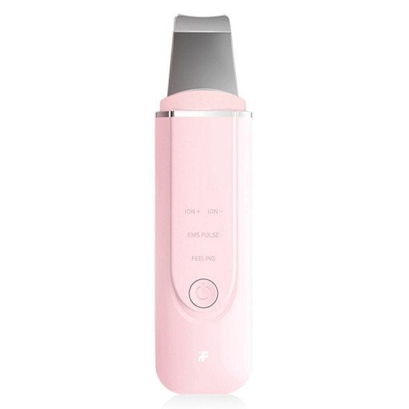 Original Xiaomi Youpin inface Electric Ultrasonic Ion Skin Blackhead Pore Cleaner Blackhead Remover Skin Care Tools(Pink)