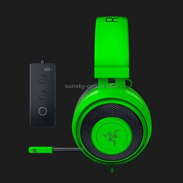 Razer Kraken TE Head-mounted Gaming THX Headphone with Microphone, Cable Length: 1.3m(Green)