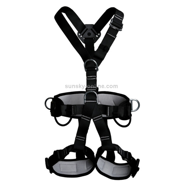 XINDA XD-6503 Outdoor Rock Climbing Polyester High-strength Wire Downhill Whole Body Safety Belt