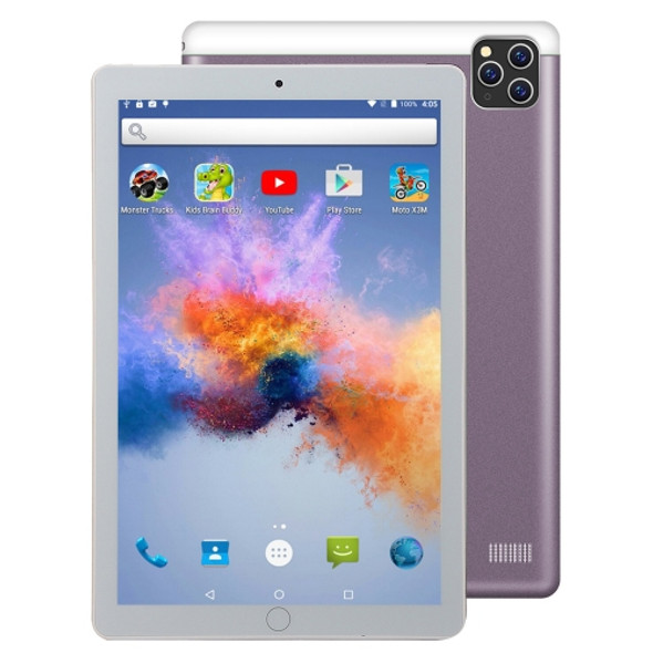 BDF A10 3G Phone Call Tablet PC, 10 inch, 2GB+32GB, Android 9.0, MTK8321&#160;Octa Core Cortex-A7, Support Dual SIM & Bluetooth & WiFi & GPS, EU Plug (Purple)